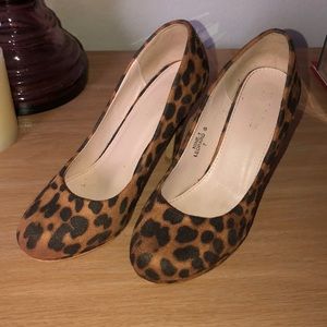 Leopard heels